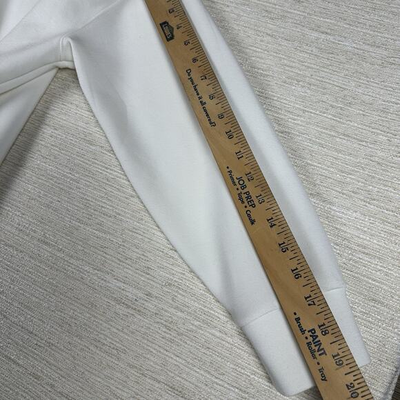 SPANX AirEssentials Crew Neck Sweatshirt in Powder Sz Med Cream Color - Picture 15 of 16